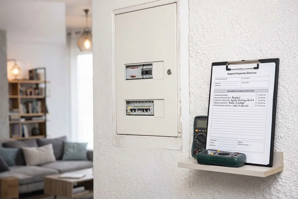 Électricien à Courbevoie — après (chantier 1) Électricien à Courbevoie — après (chantier 1)
